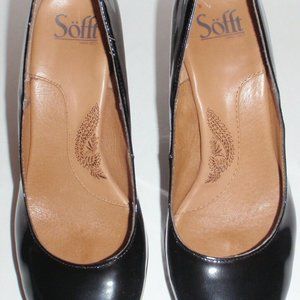 SOFFT WOMENS PUMP BLACK PATENT LEATHER 9M